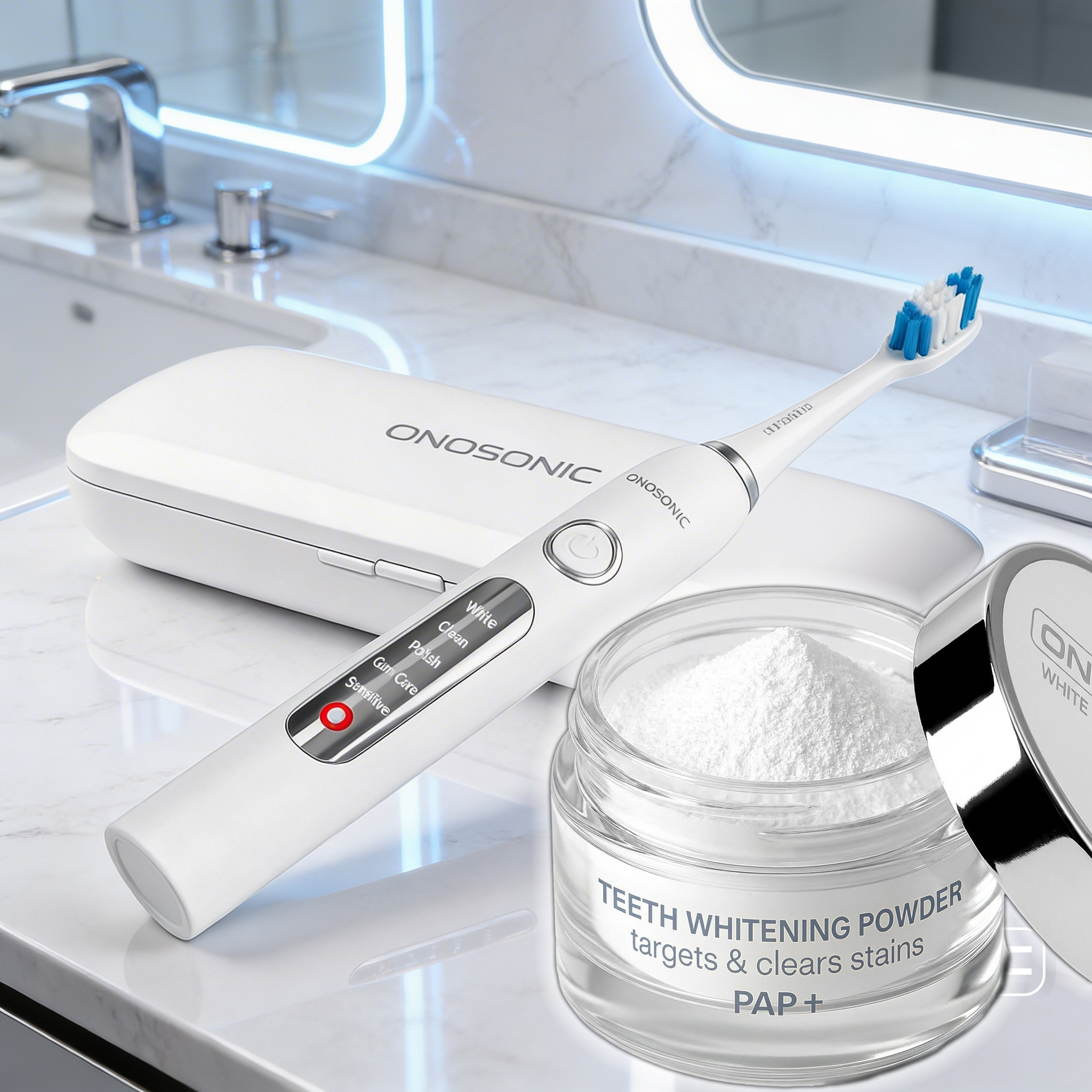 ONOSONIC PAP+ Teeth Whitening Powder: Natural Results Explained