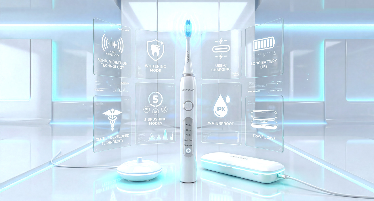 DX-1 Twin Engine Electric Toothbrush ONOSONIC WHITE TEETH Expert®: Your Ultimate Oral Care Solution – ONOSONIC WHITE TEETH Expert® DX-1 Twin Engine Electric Toothbrush ONOSONIC WHITE TEETH Expert®: Your Ultimate Oral Care Solution