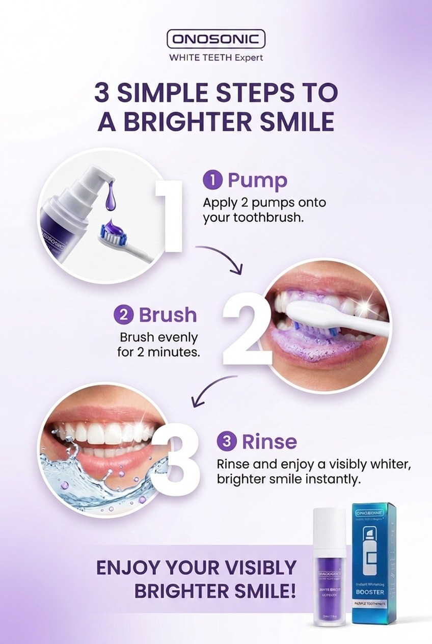 Purple Toothpaste - Whitening Booster ONOSONIC WHITE TEETH Expert&reg;: Your Ultimate Guide