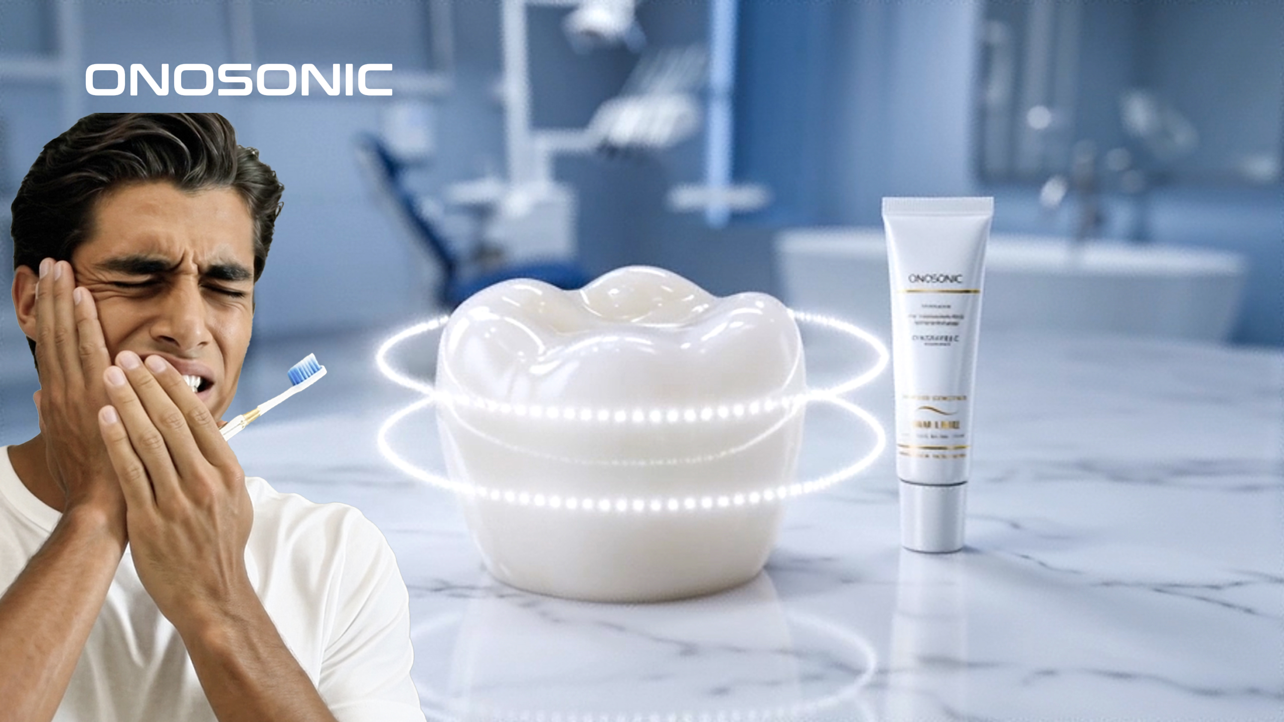 Achieve Brighter Smiles with WHITENING TOOTHPASTE PAP+ ONOSONIC WHITE TEETH Expert &reg;