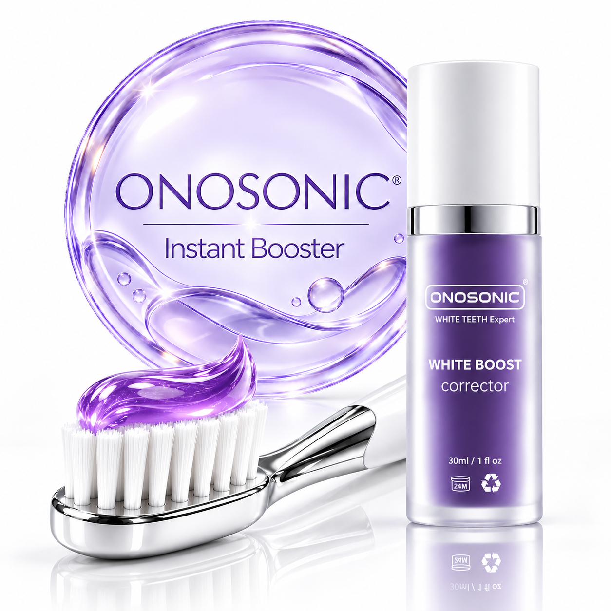 Purple Toothpaste - Whitening Booster ONOSONIC WHITE TEETH Expert® – ONOSONIC WHITE TEETH Expert® Purple Toothpaste - Whitening Booster ONOSONIC WHITE TEETH Expert®